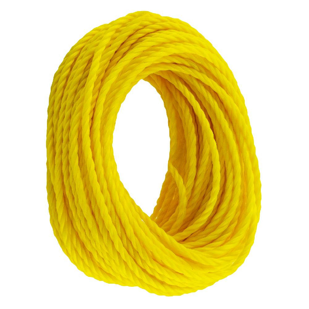 SHOPRO R001952-100 1/4in x 100' Twisted Poly Rope