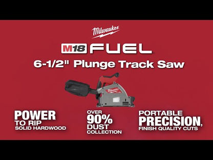 Milwaukee 2831-21 M18 FUEL Cordless Brushless 6-1/2in Plunge Track Saw Kit