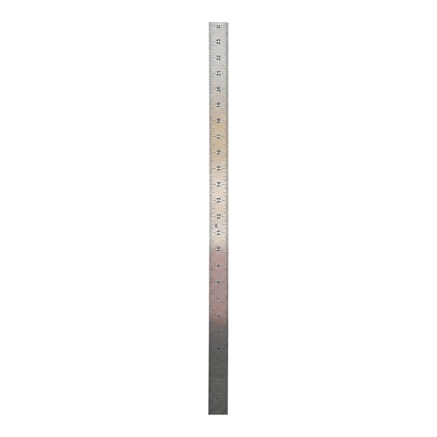ROK 28304 24 in stainless steel ruler outside its retail header packaging