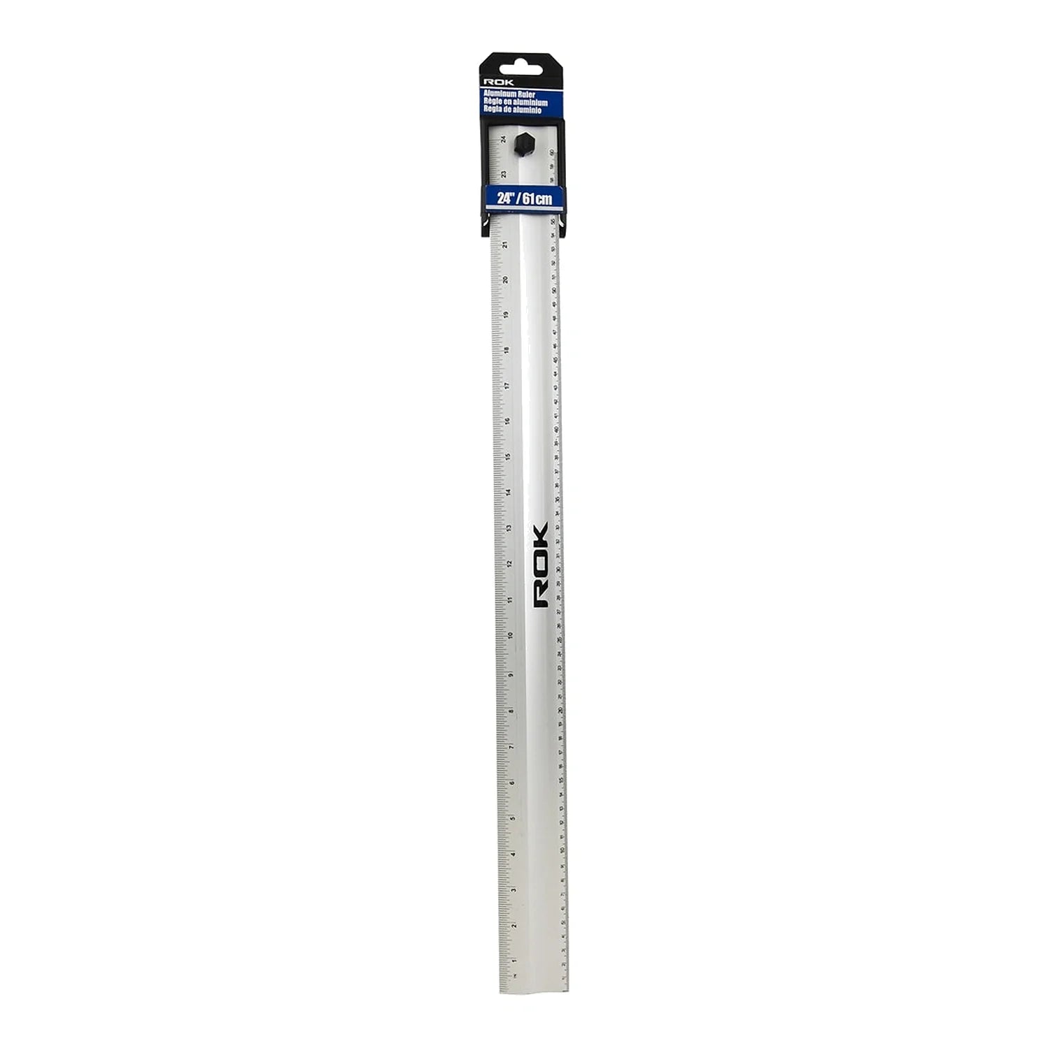 ROK 28342 24 in aluminum ruler in retail header packaging