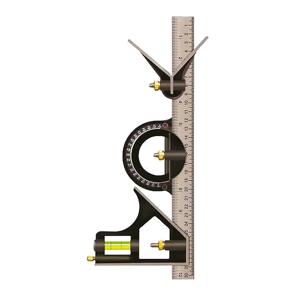 ROK 28410 12 in combination square with protractor