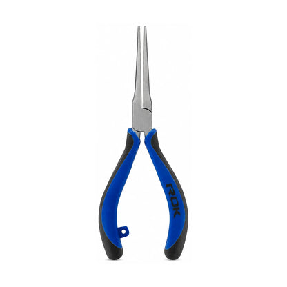 ROK 65166 6-inch mini needle nose pliers outside the packaging on a white background