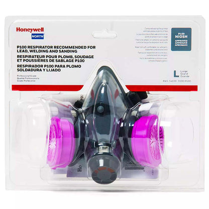 Honeywell 5500 Series P100 Half Mask Respirator - Large