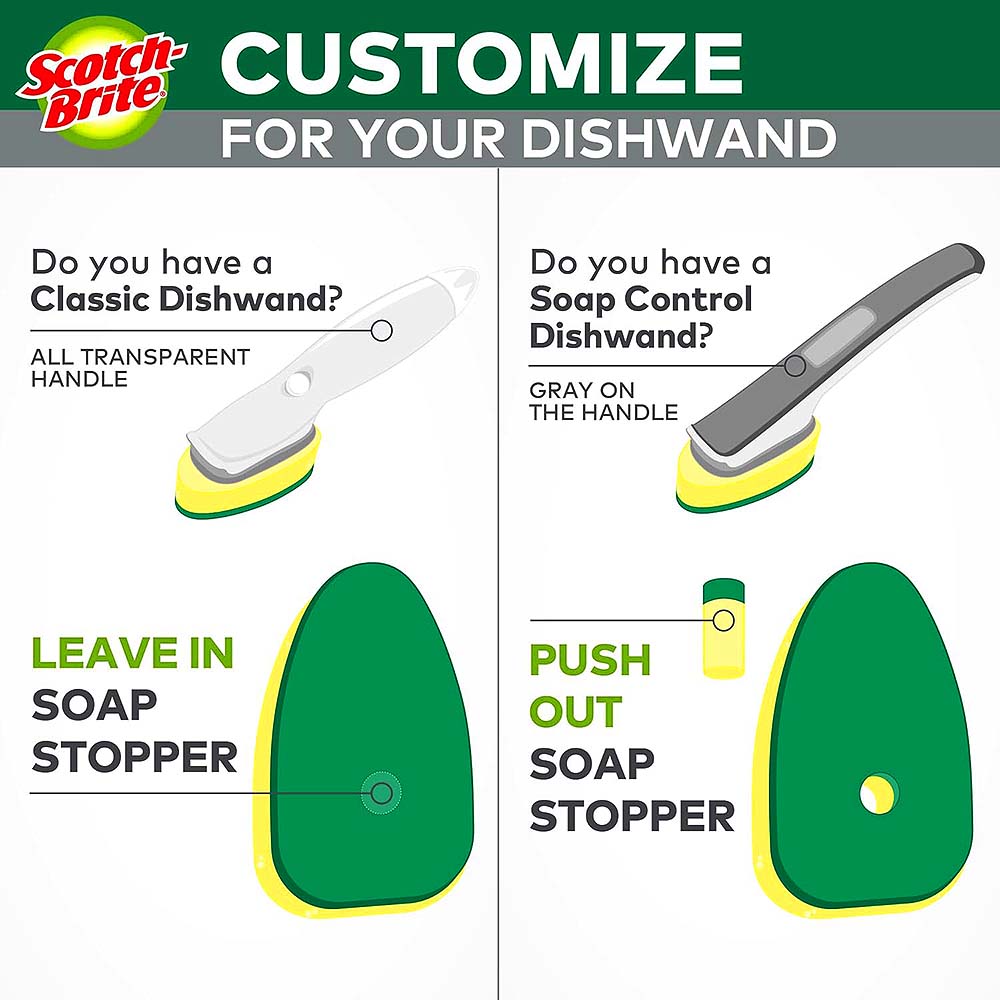 Scotch-Brite Soap Dispensing Dishwand - 1 Pack