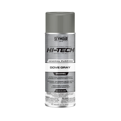 Seymour 12oz Hi-Tech Enamel Spray Paint - Dove Gray