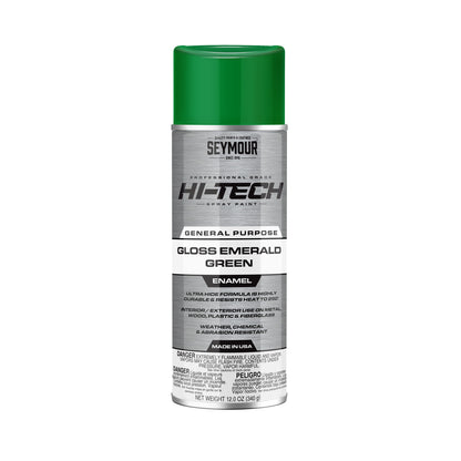 Seymour 12oz Hi-Tech Enamel Spray Paint - Gloss Green