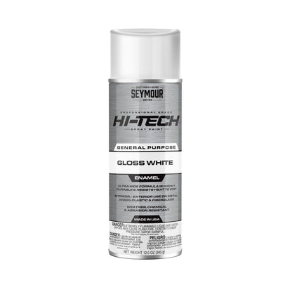 Seymour 12oz Hi-Tech Enamel Spray Paint - Gloss White