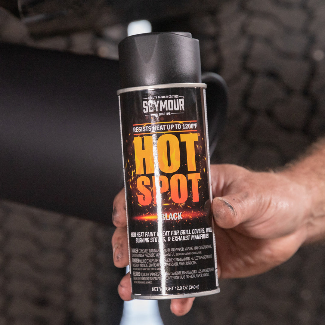 Seymour 12oz HOT SPOT Hi-Heat Resistant Spary Paint - Aluminum