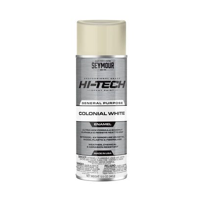 Seymour 12oz Hi-Tech Enamel Spray Paint - Gloss Colonial White