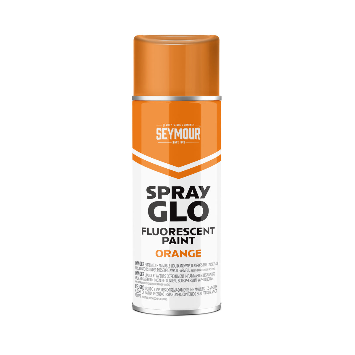 Seymour 12oz Spray-Glo Fluorescent Orange Spray Paint