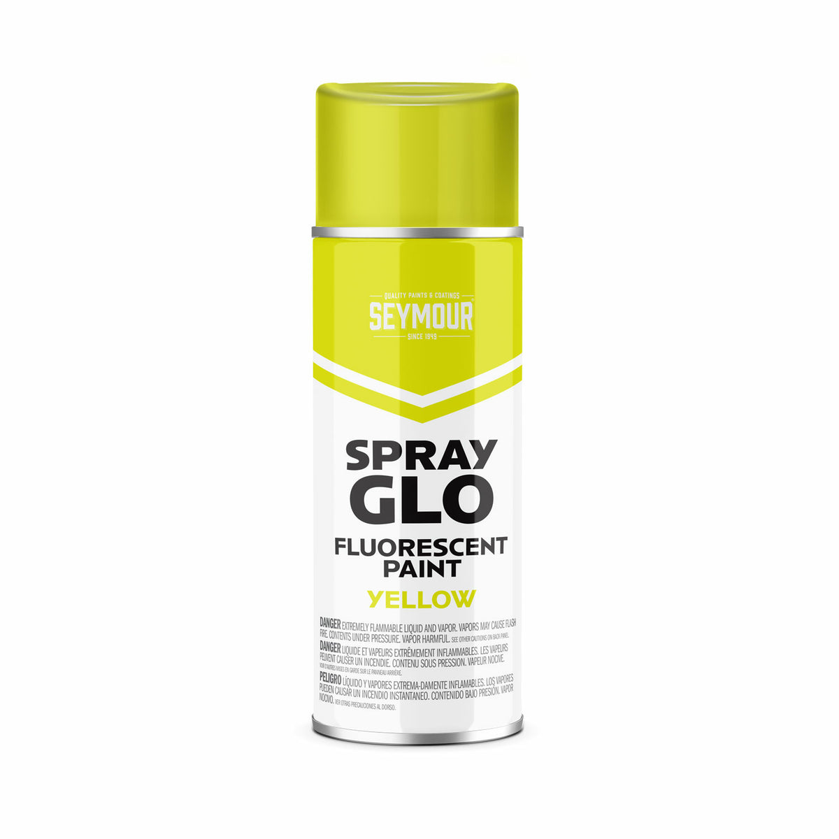 Seymour 12oz Spray-Glo Fluorescent Yellow Spray Paint