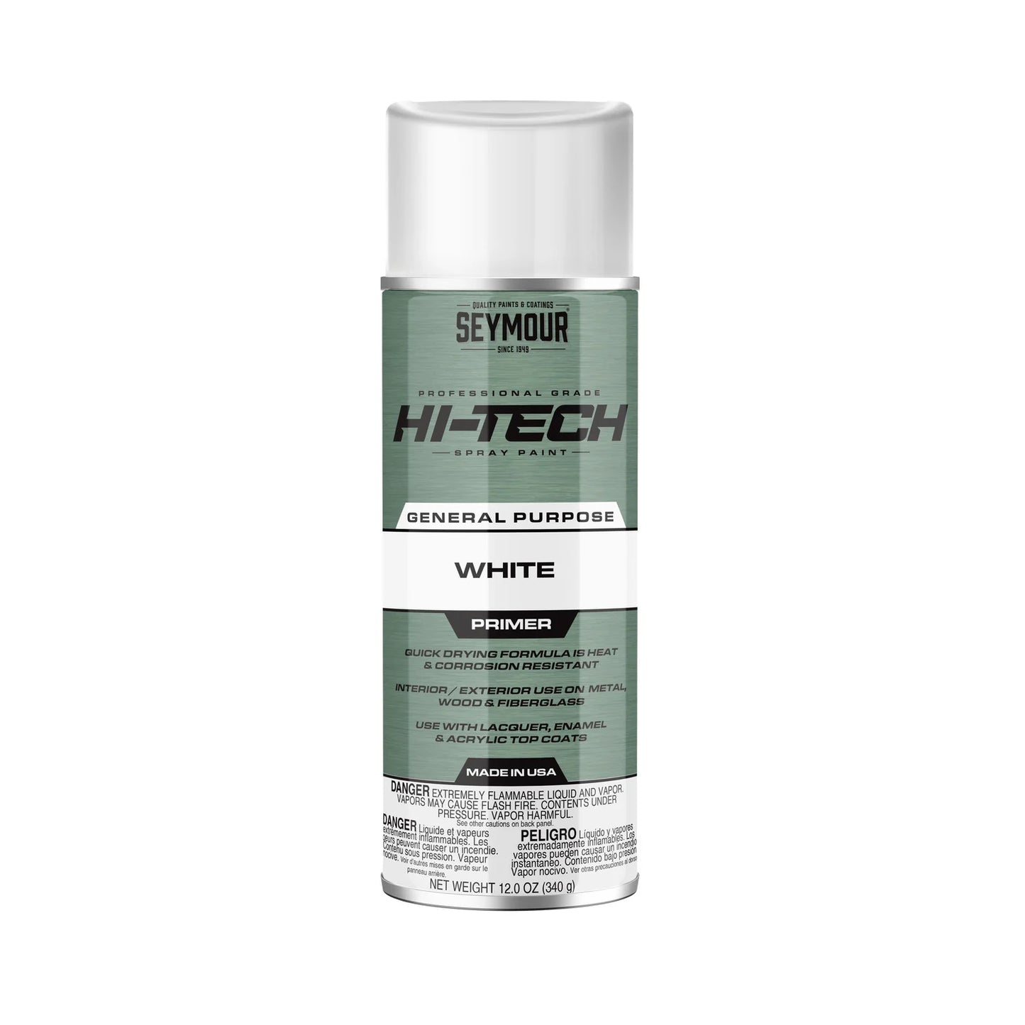 Seymour 12oz High Tech Spraypaint Primer - White