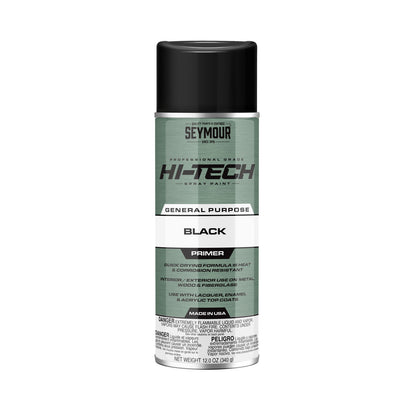 Seymour 12oz High Tech Spraypaint Primer - Black