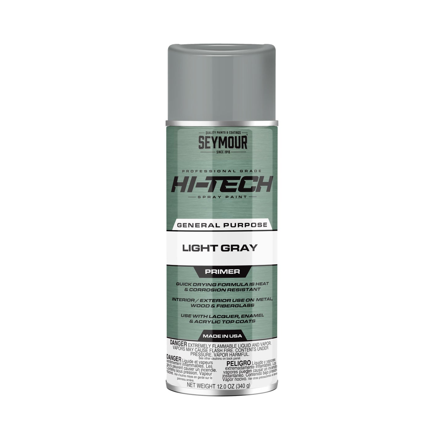 Seymour 12oz High Tech Spraypaint Primer - Light Gray