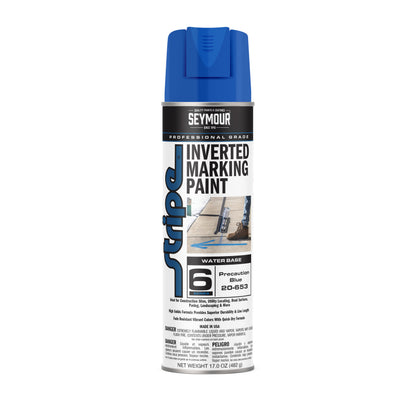 Seymour 17oz Inverted Ground Marking Paint - Precaution Blue