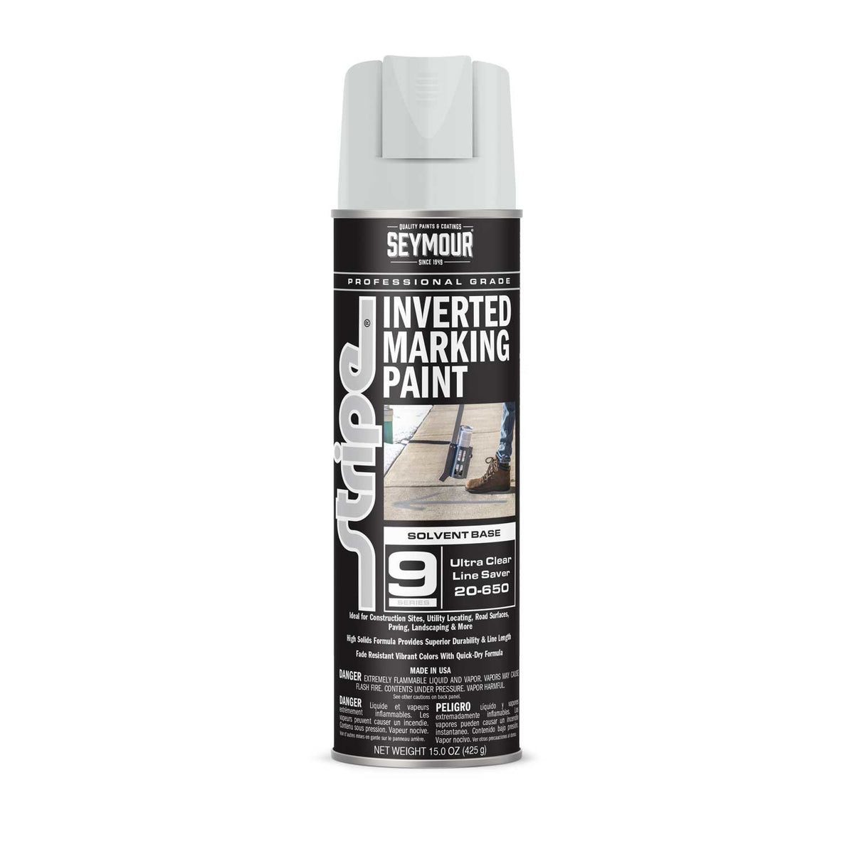 Seymour 17oz Inverted Ground Marking Paint - Ultra Clear