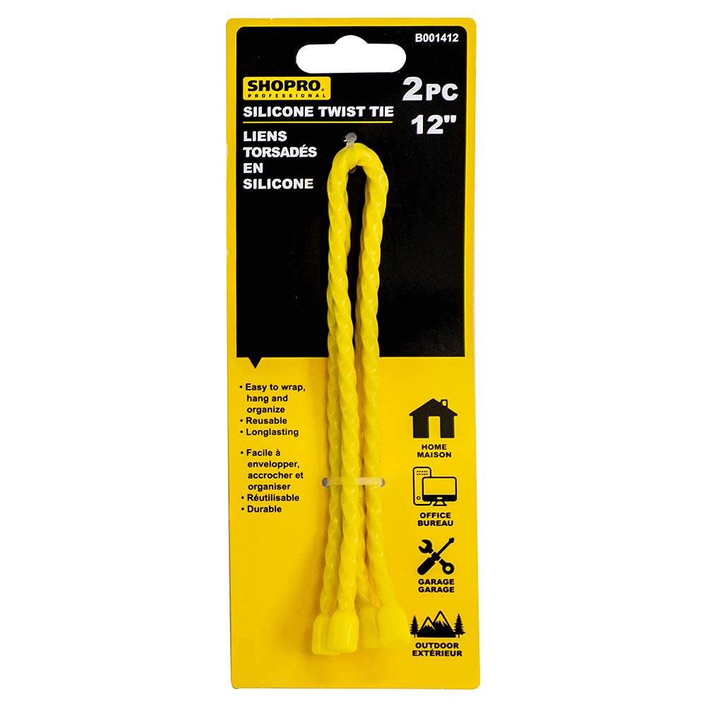 Trailblazer 12in Silicone Twist Tie - 2pk