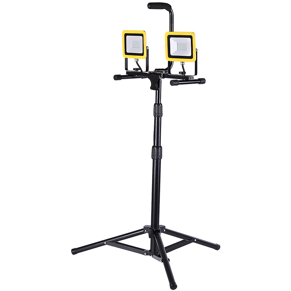SHOPRO 40W Dual LED Slim Work Light with Telescopic Tripod