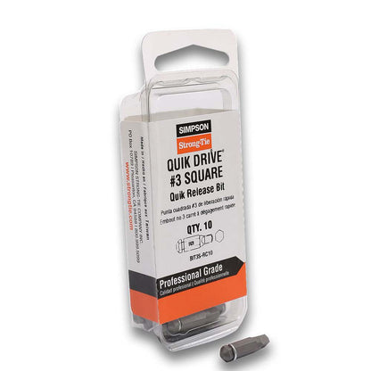 SIMPSON Strong-Tie Quik Drive T25 6-Lobe Drive Bits - 3pk