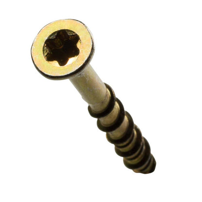 SIMPSON Strong-Tie Strong-Drive WSV #9 x 1-3/4in T25 Flat Head, Collated Subfloor Screw, Yellow Zinc - 1000pk