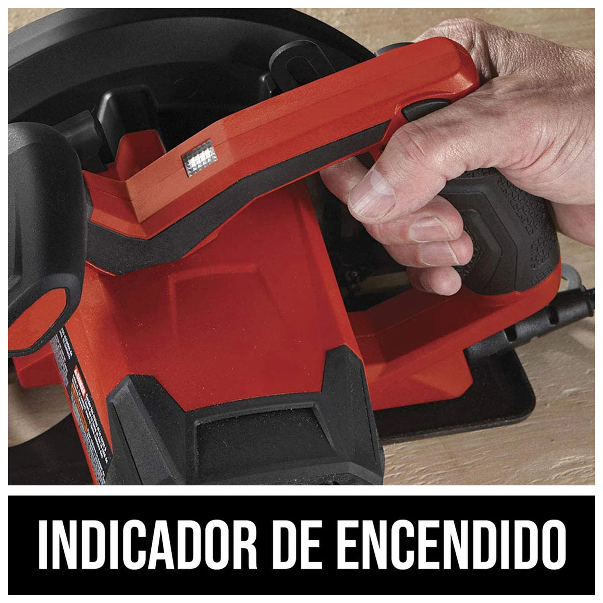 SKIL 5180-01 power-on indicator feature graphic in Spanish