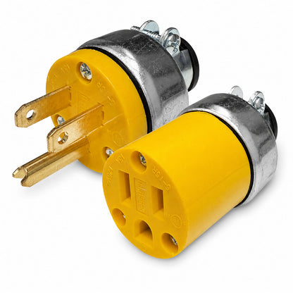 Summit 15A/125V Plug & Connector - Armoured