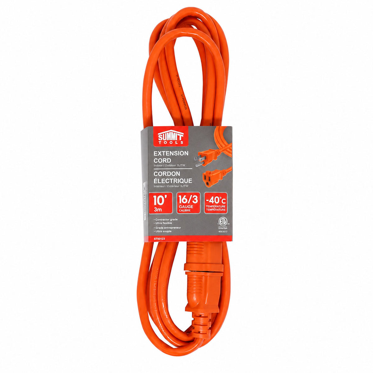 Summit 16/3 Gauge All-Weather Extension Cord