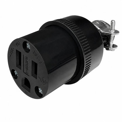 Summit 15A/125V Plug & Connector - Black