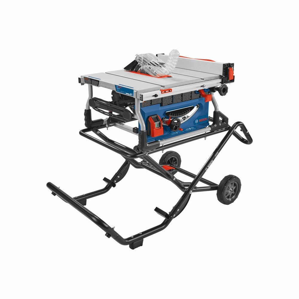 Bosch GTS15-10 15 Amp 10 Inch Portable Jobsite Table Saw with Gravity-Rise Wheeled Stand