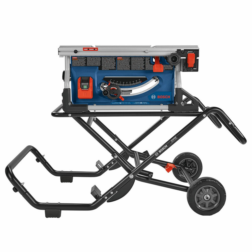 Bosch GTS15-10 15 Amp 10 Inch Portable Jobsite Table Saw with Gravity-Rise Wheeled Stand