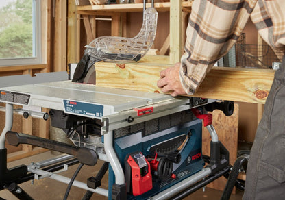 Bosch GTS15-10 15 Amp 10 Inch Portable Jobsite Table Saw with Gravity-Rise Wheeled Stand