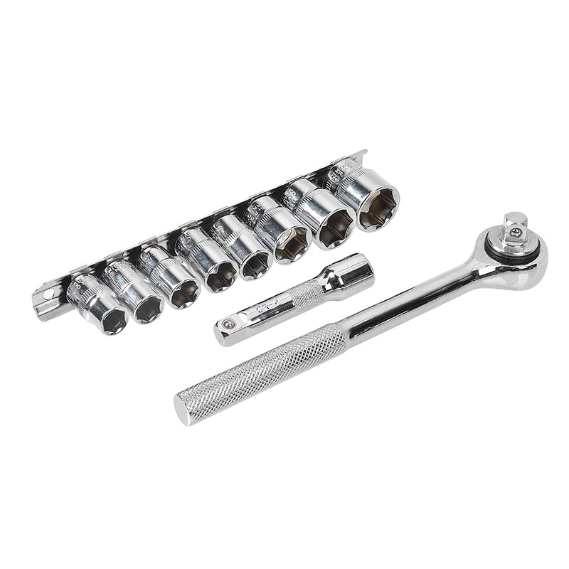 Tactix 10pc 3/8in Drive Metric Socket Set