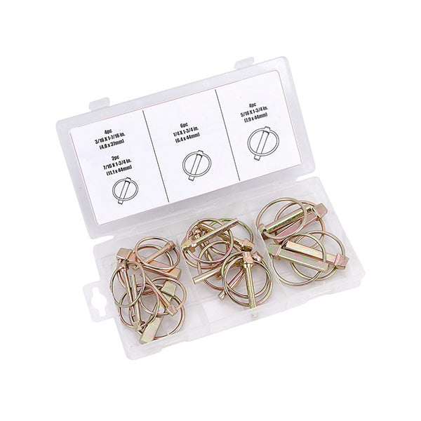 Tactix 16pc Assorted Lynch Pin Set