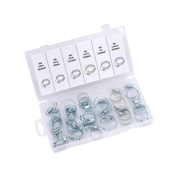 Tactix 34pc Assorted Hose Clamp Set