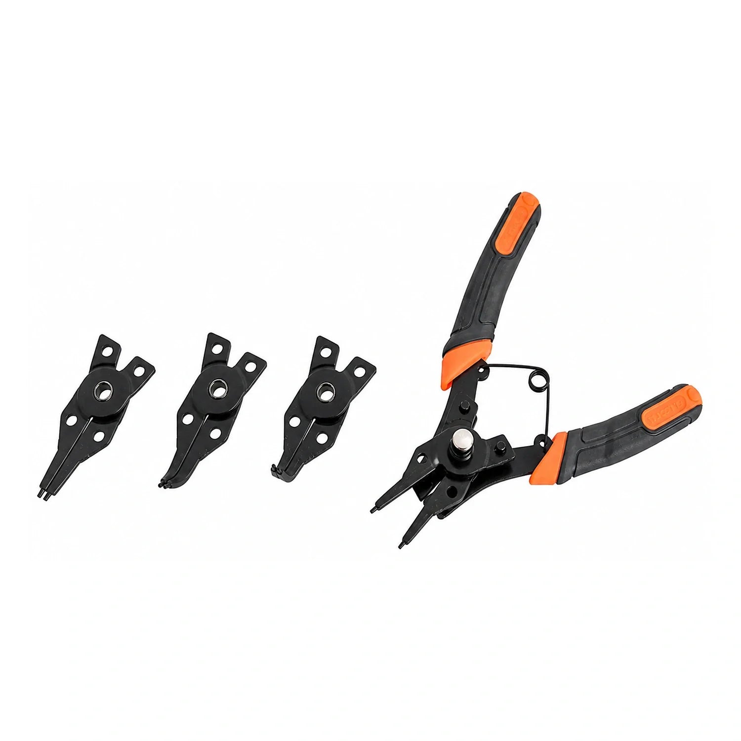 TACTIX TX202024 four-piece 6-inch circlip snap ring pliers set on a white background