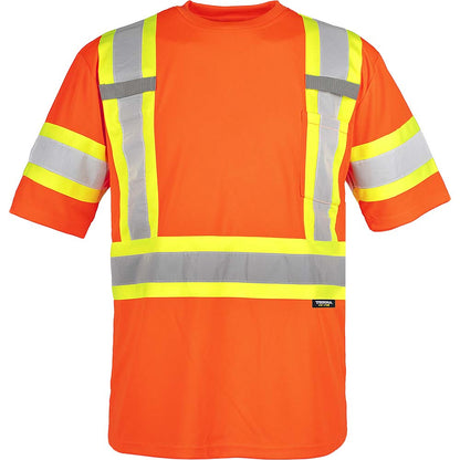 TERRA Hi-Vis Short Sleeve T-Shirt Orange - Medium