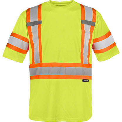 TERRA Hi-Vis Short Sleeve T-Shirt Yellows - Large