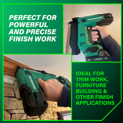 Metabo HPT NT1850DGM 18V Cordless Compact 18-Gauge 2 Inch Brad Nailer Kit