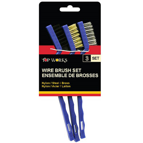 Top Works 3pc Mini Wire Brush Set