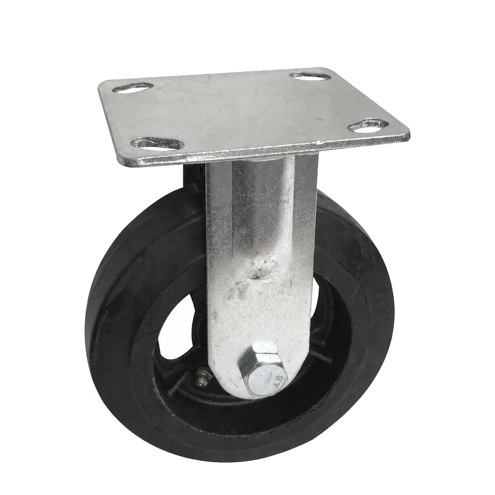 Truwerx 4" Industrial Rubber Fixed Caster Wheel