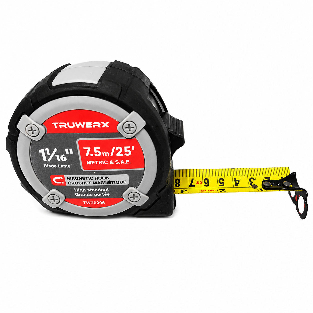 Truwerx SAE Tape Measure with Magnetic Hook
