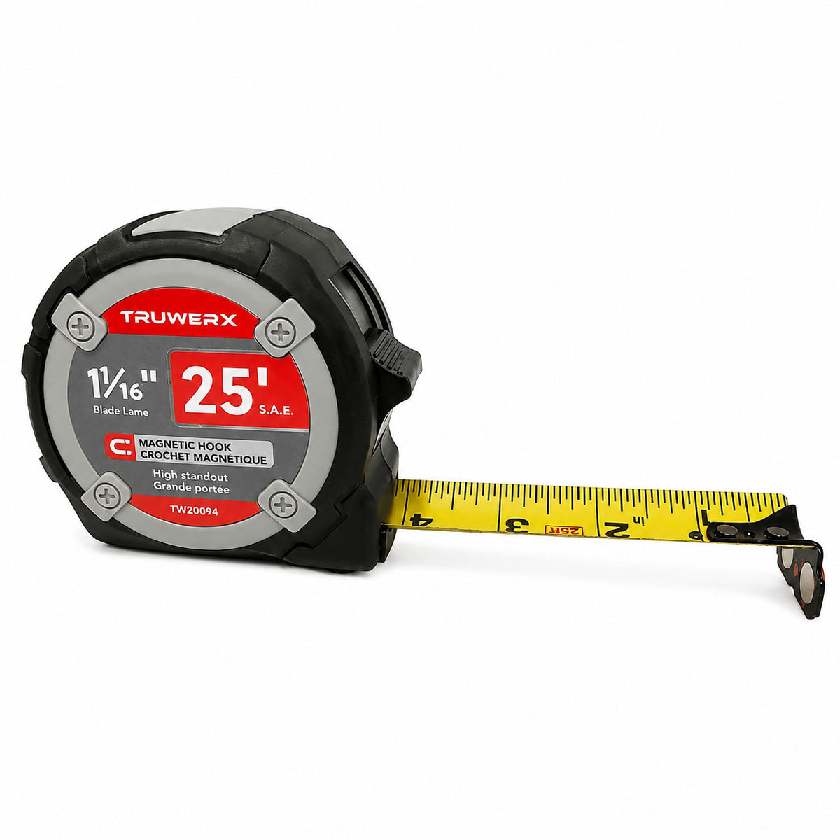 Truwerx SAE Tape Measure with Magnetic Hook