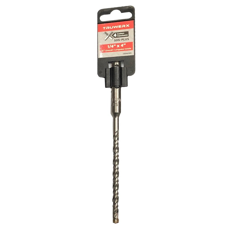 Truwerx SDS Plus 4-Cutter Rotary Hammer Drill Bit