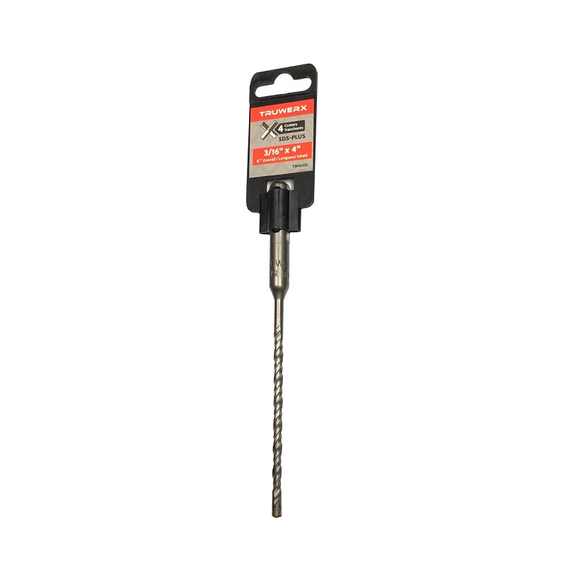 Truwerx SDS Plus 4-Cutter Rotary Hammer Drill Bit