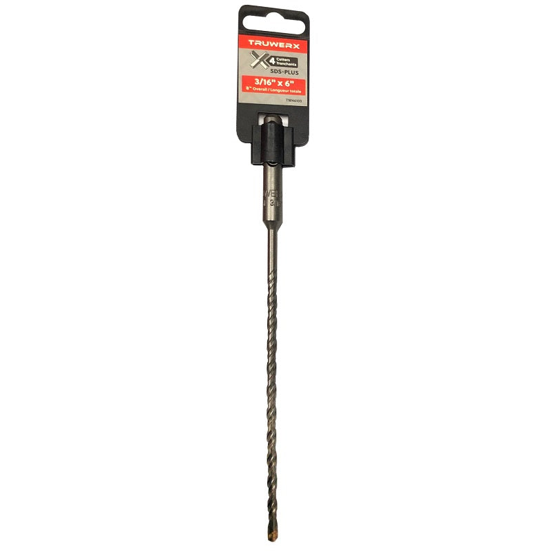 Truwerx SDS Plus 4-Cutter Rotary Hammer Drill Bit
