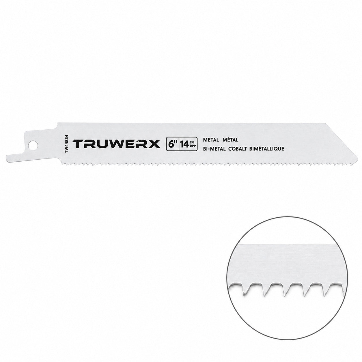 Truwerx 5pk 14 TPI Metal Reciprocating Saw Blades