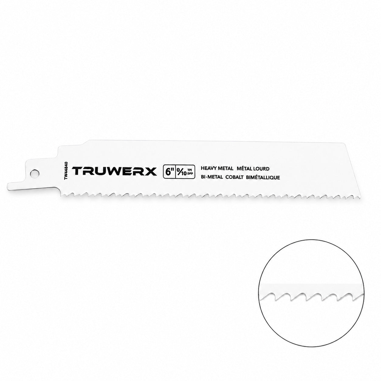 Truwerx 5pk 8/10 TPI Heavy Metal Reciprocating Saw Blades