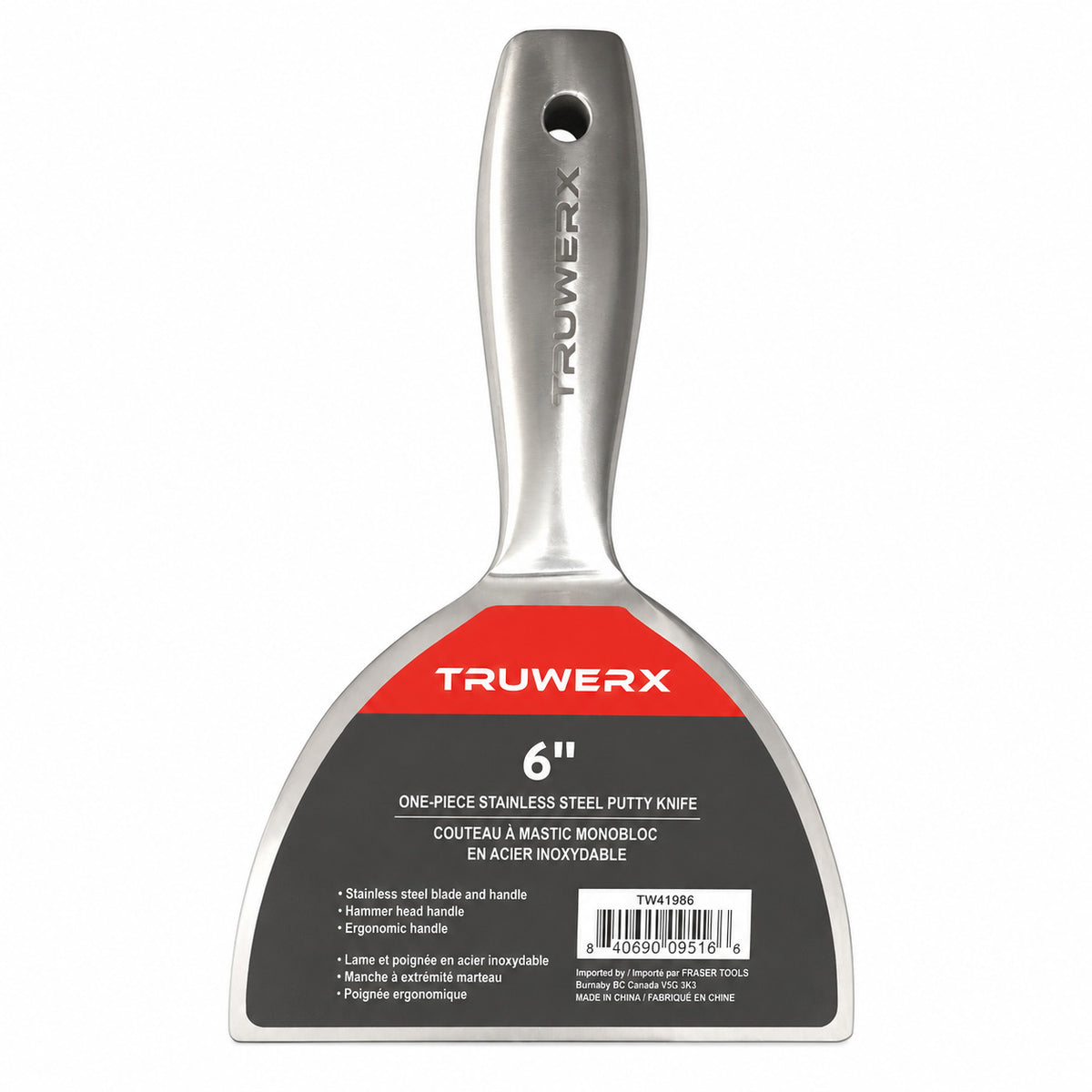 Truwerx Stainless Steel Flexible Putty Knife