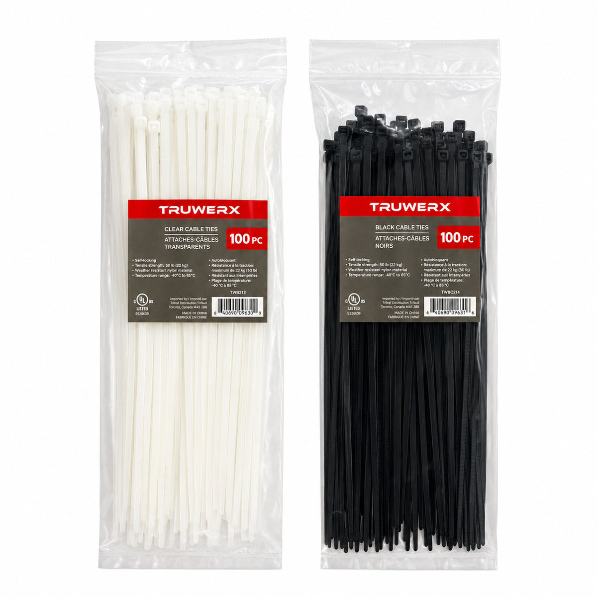 Truwerx Cable Ties – 100 Pack