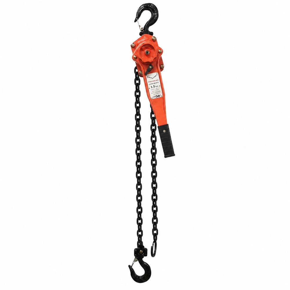 Truwerx TW60518 1-1/2-ton lever hoist with 5 ft. lift